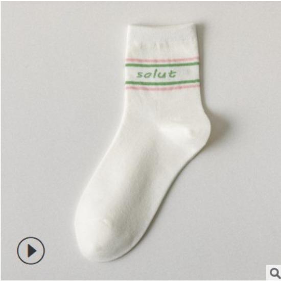 Grüne Rüschensocken Lolita Süße Mädchen Spitze Kniestrümpfe Hohle Dünne Sommer Atmungsaktive Harajuku Streetwear Damen Socken