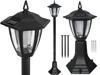 Lampa Solarna Latarnia Wysoka Led Retro Cokół P589