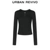 UR Women's Half-Zip Hooded Knit Sweater