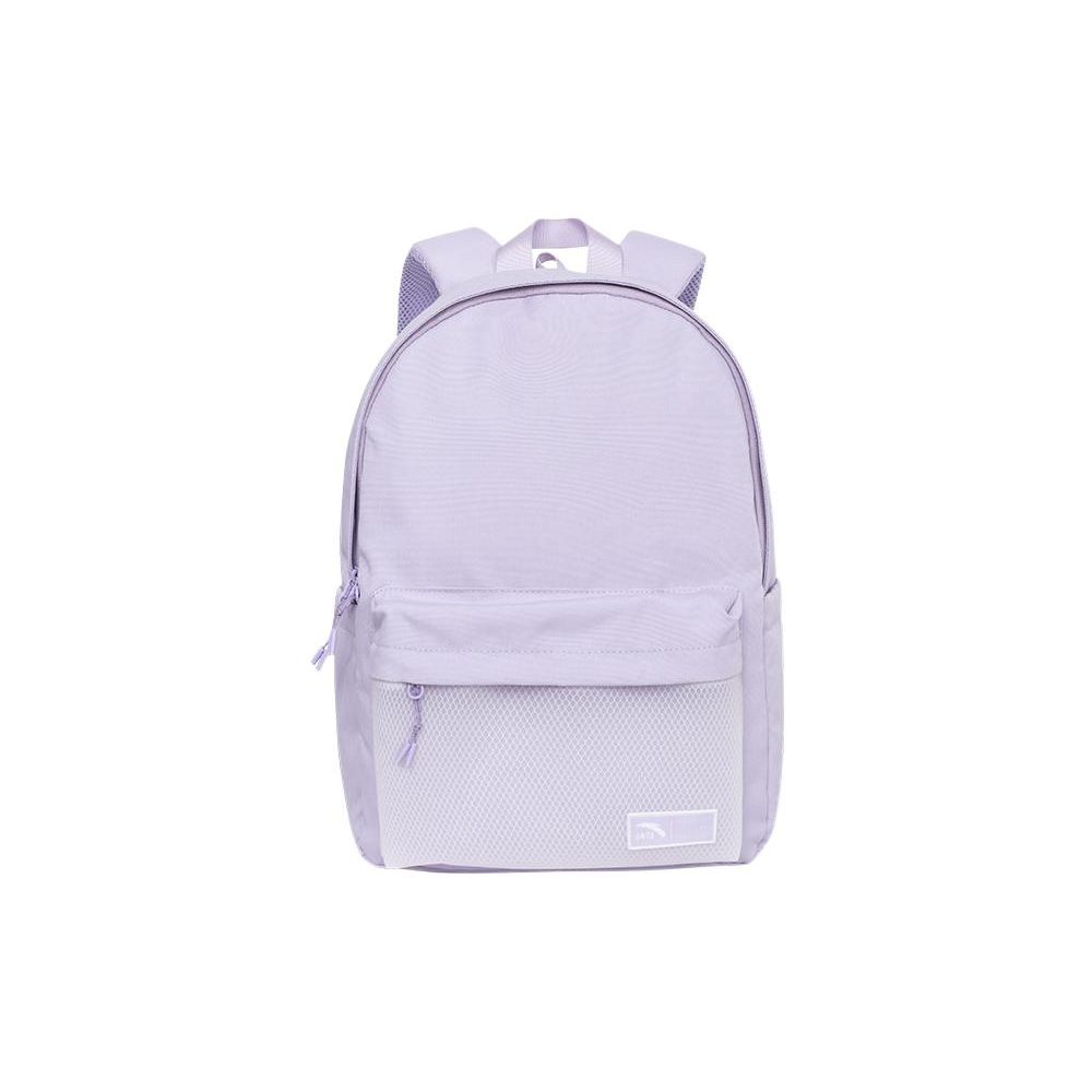 Anta Life Series Large Capacity Mesh Polyester Backpack Unisex Backpack Purple 192228151-3 Purple