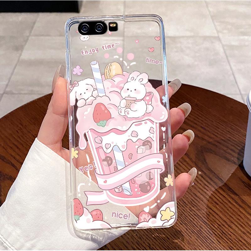 Case For Huawei P10 VTR-L09 VTR-L29 P10 Plus VKY-L09 VKY-L29 Casing Luxury Cute Love Rabbit Funny Clear Soft Silicone Phone Case
