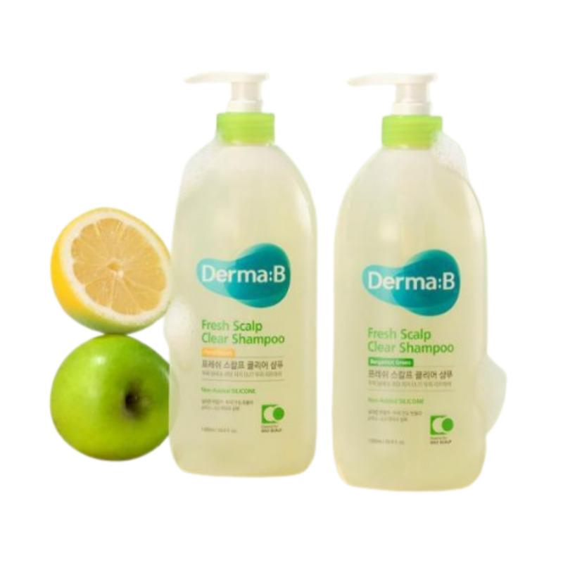 

дерма:B Fresh Scalp Clear Шампунь Бергамот Зеленый 1000мл