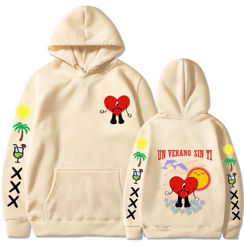 Bad Bunny Un Verano Sin Ti Hoodie Men Women Casual Graphic Sweatshirt