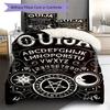 Psychic Board Pattern Bedding,Quilt Set Quilt Cover Pillowcase Home Birthday Gift (1 * duvet cover + 2 * pillowcase, without core)