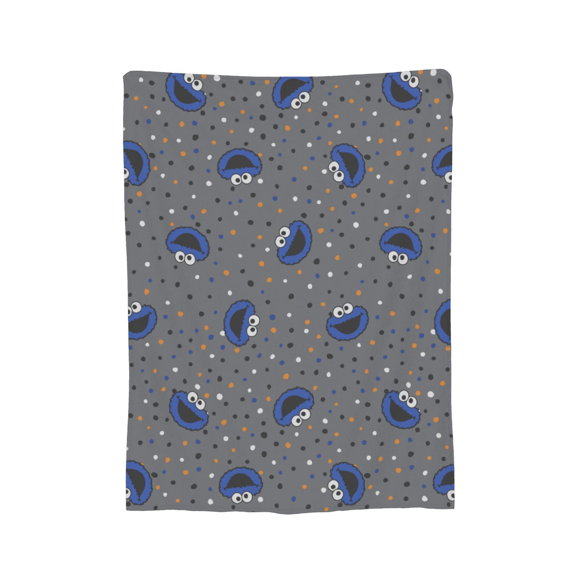 

Sesamed Sweet Streets Cookies Monsters Blanket Coral Fleece Plush Winter Thin Throw Blanket for Home Outdoor Bedding Throws 30x40in