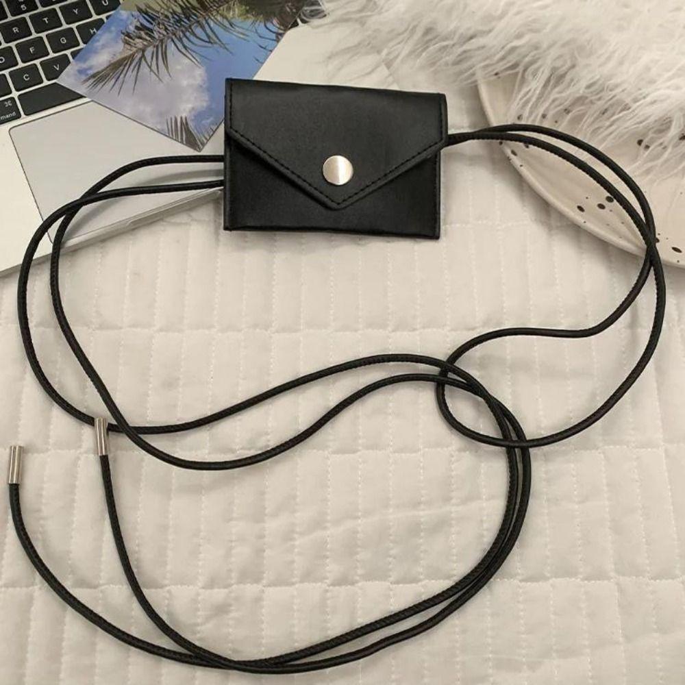 Y2k Leather Waist Bag Vintage Dress Jeans Belt Trendy Envelop Waist Rope  Waist Accessories