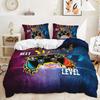 3D Game Controller Pattern Duvet Cover Pillowcase Bedding Black Bedding Set Adult Teen Single Double Queen Size Gift