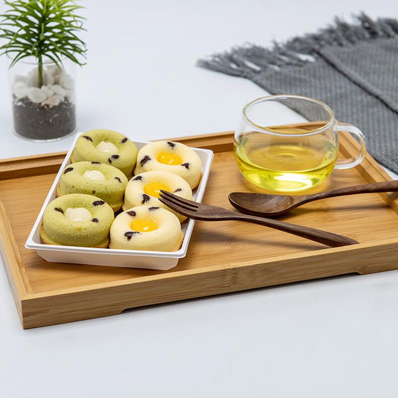 Rectangular Bamboo Wood Serving Tray