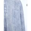 Boys Striped Soft Pajama Set Long Sleeve Loose Sleep Robe Nightgown with Adjustable Sleeping Cap Homewear for Christmas Xmas