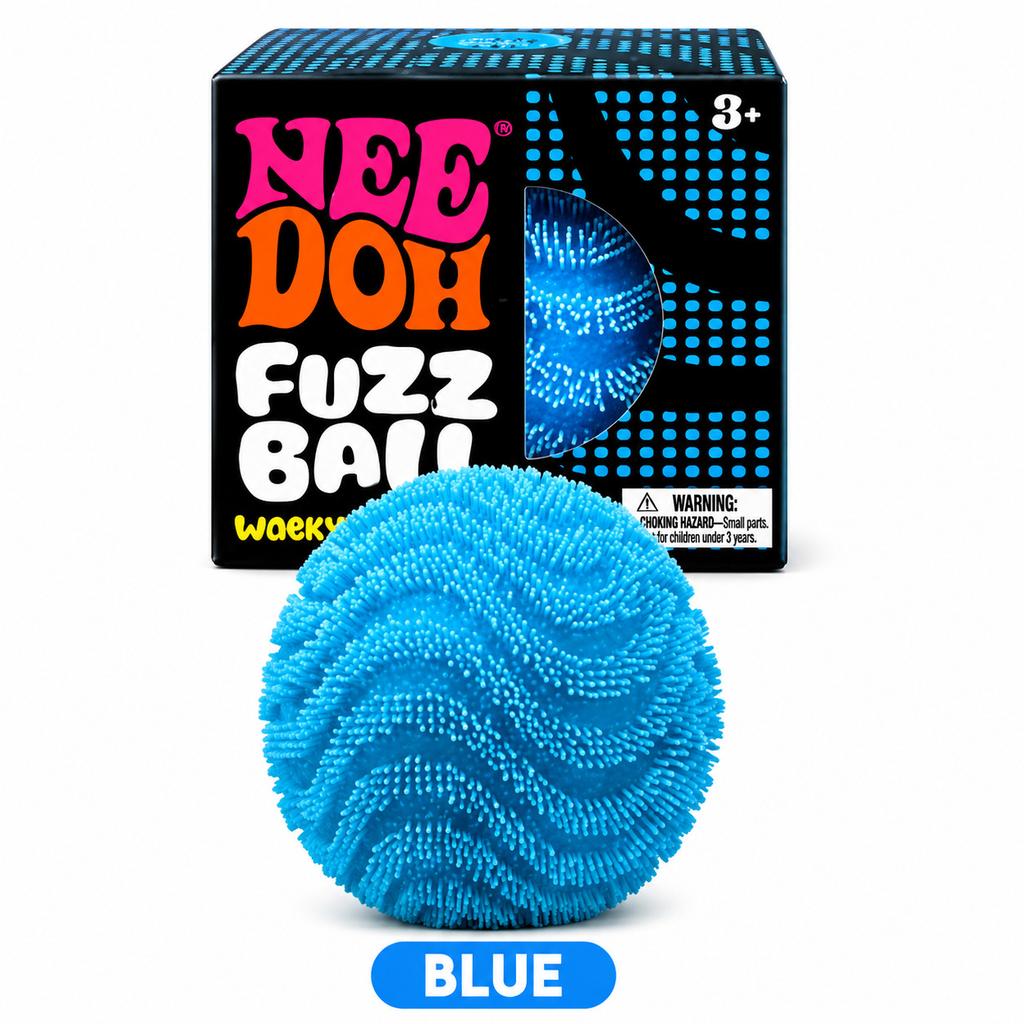 Nee Doh Kula Fuzz Wonder Waves Sensoryczna Zabawka do Ściskania Miękka Zabawka Teksturowana Piłeczka Antystresowa Fidget dla Dorosłych Dzieci