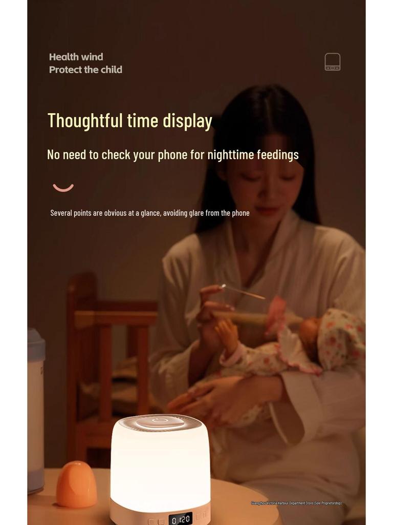 Infant Moon Table Lamp: Eye-Protection Night Light for Baby's Bedroom