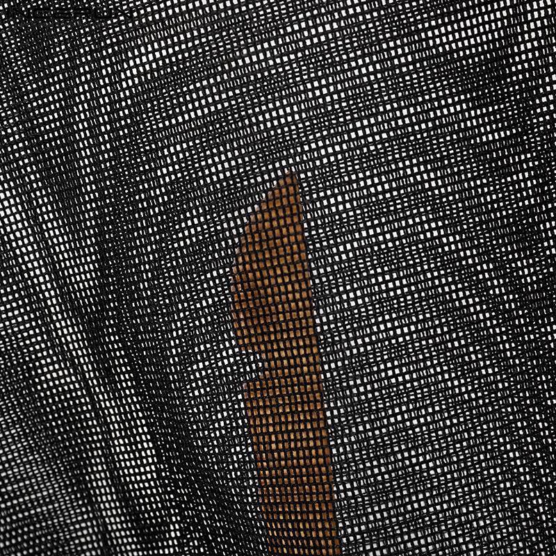 INCERUN Herren Rundhals Langarm Hohlnetz Durchsichtig Lässige Oberteile T-Shirts