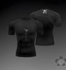 2024PRO Men's Fitness Quick-Dry Bodybuilding T-Shirt - Breathable, Tight Abdomen Shaping, Short Sleeve.