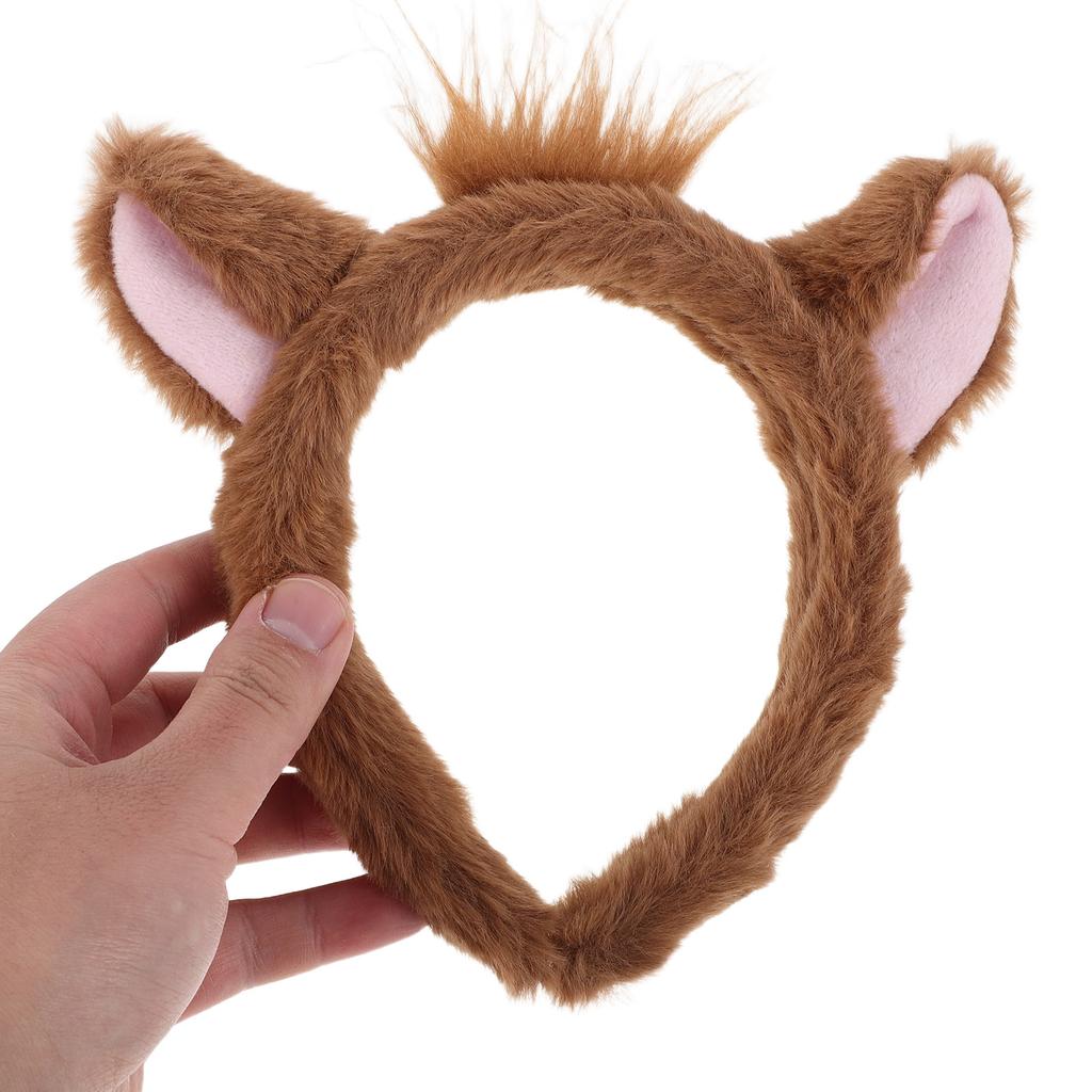 Eichhörnchen Plüschtier Ohren Stirnband Schwanz Nase Set Halloween Party Cosplay Kostüm Verkleidungs Zubehör