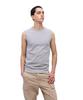DAILY RIB NOSLEEVE T-SHIRT Men's S 020 Gray 783-5935001