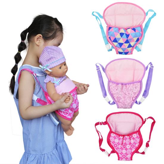 Dollhouse Supplies Soft Texture Practical Convenient Cute Doll Carrier Bag