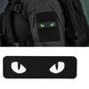 Military Morale Embroidered Patches Cat Eyes Patches Tactical Motorcycle Biker Tags Hook And Loop Badge Emblem For Backpack
