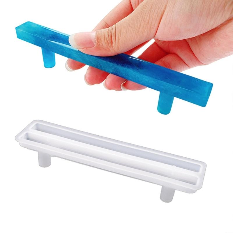 Silicone Mold for Fruit Bowl Handle Fruit Serving Tray Handles Resin Mold Rectangle Resin Mold for Making Jewelry Plate