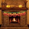 Store Event Decorations Halloween Pumpkin Banner ,Spooky Hanging Garland, Happy Festive Flag Party Decoration for Porch Fence, Photo Setting Backdrop