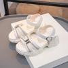 Cool Girl Sandals | Hook & Loop Open-Toe Casual Sport Sandals Fashionable Soft Kids Shoes Elegant Children's Shoes