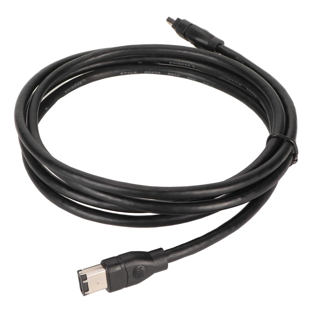 Firewire DV Cable 6 Pin to 4 Pin Plug and Play IEEE1394 Firewire Cable for JVC Camcorders 5.9ft