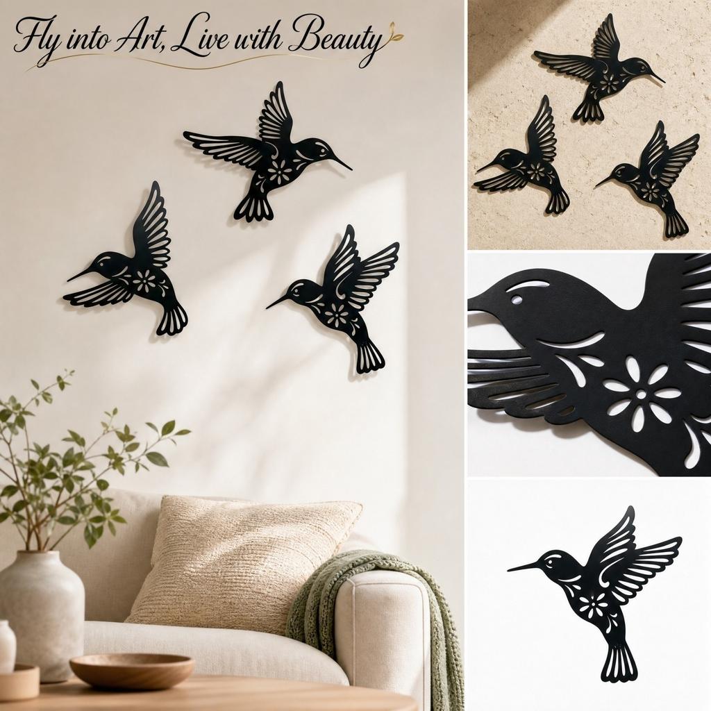 Wall Decor - 18 Inch Wrought Wall Hanging for Living Room Bedroom