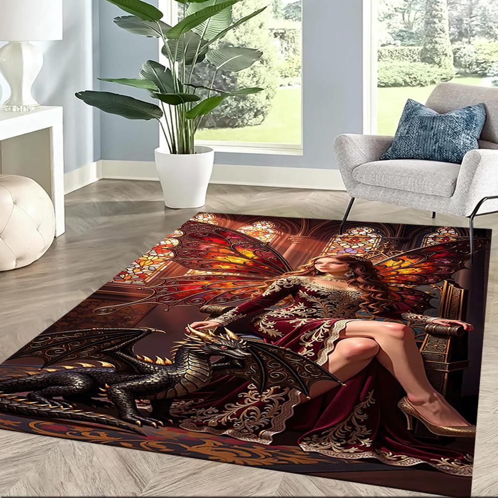 Gothic Style Carpet Perfect for Kitchen Bedrooms Outdoor Living Rooms Antislip Carpet Office home decor Wedding Party Gift