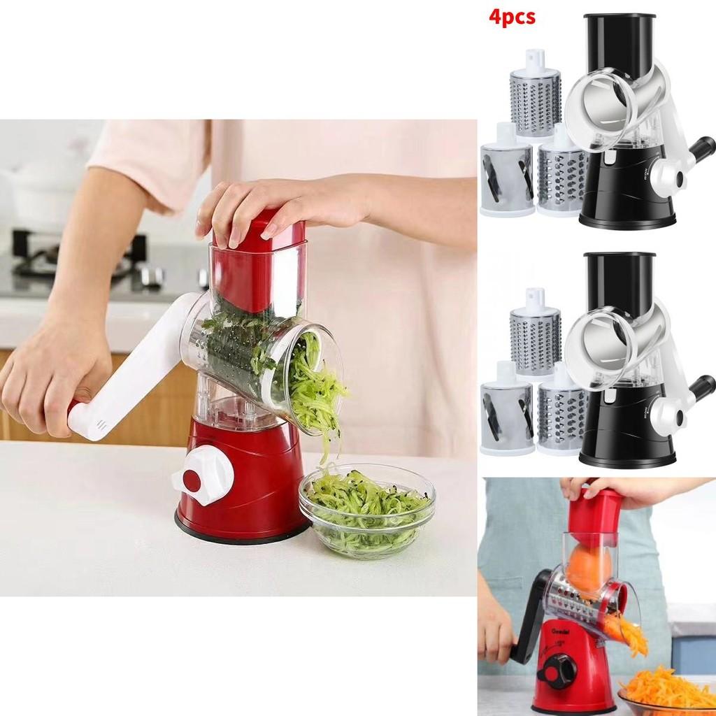Versatile Kitchen Vegetable Cutter With Hand Crank For Efficient Slicing And Shredding