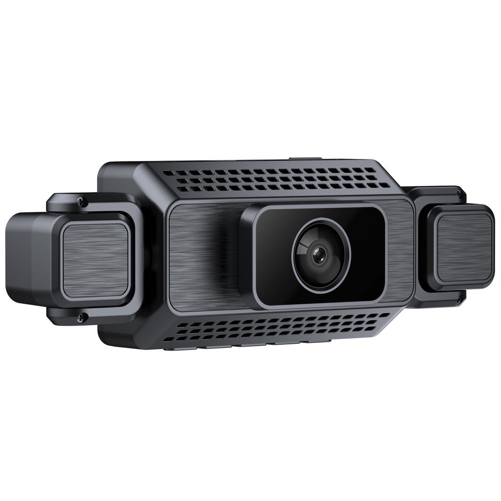 4 Channel Dash Cam, 1080P Front and 480P Rear Left Right, WiFi Car Camera with Night Vision, Parking Mode, Loop