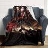 Coperta in Flanella con Stampa Vampire Diaries Alta Qualità Calda Confortevole Coperta per Tutte le Stagioni Perfetta per Regali Decorazione Casa