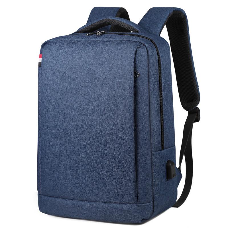 

Модный мужской рюкзак для поездок на работу, Высококлассный повседневный дорожный, Вместительный деловой водонепроницаемый рюкзак, Сумка для компьютера для женщин 17 inch синий