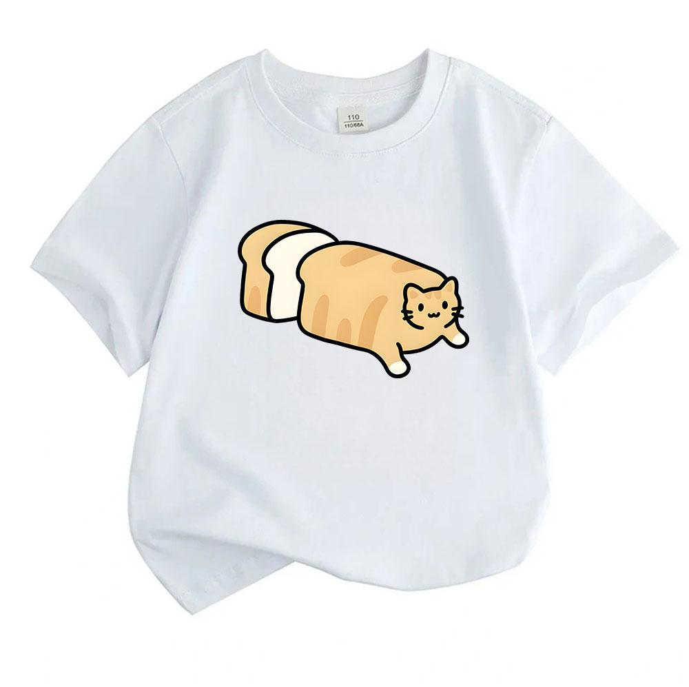 Kids Boys Girls 100% Cotton Crew Neck Short Sleeve T-Shirt,