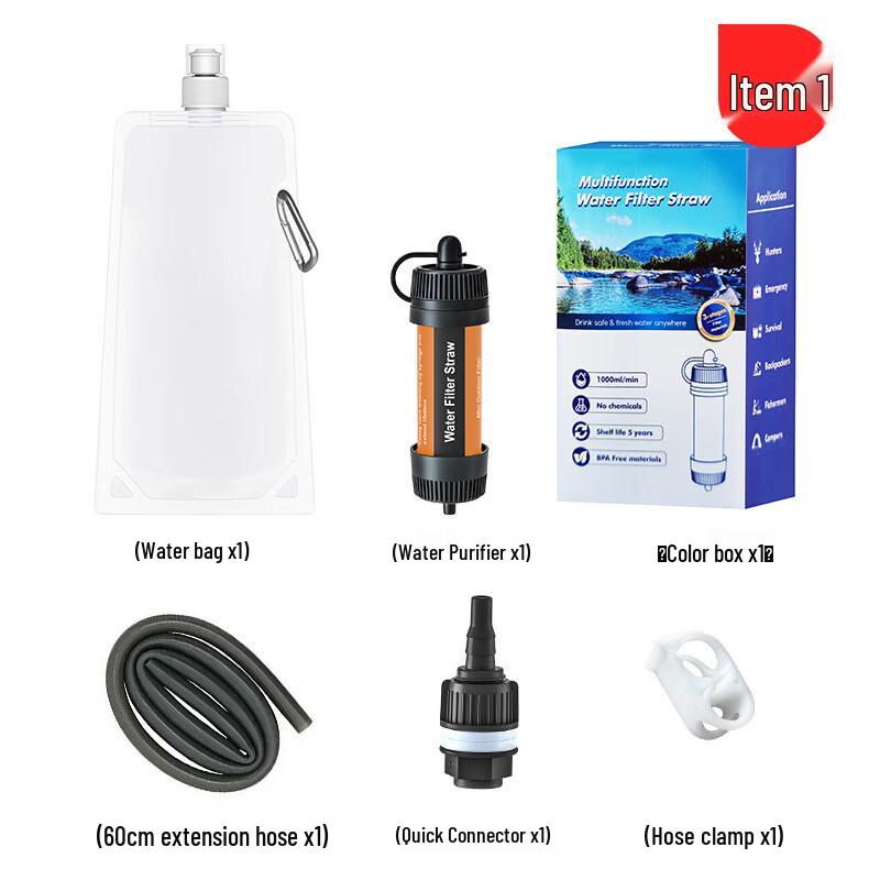 Outdoor Portable Water Filter Straw