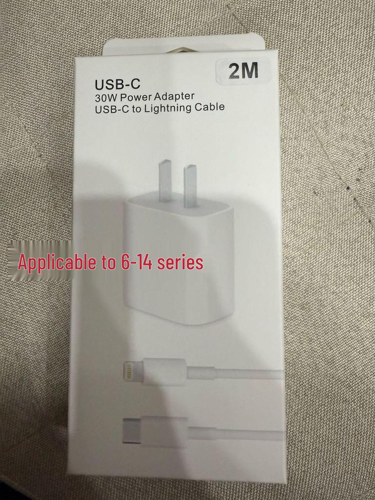 Compatible with Apple 15/16 Charger: PD30W Dual Type-C Braided Data Cable for Fast Charging