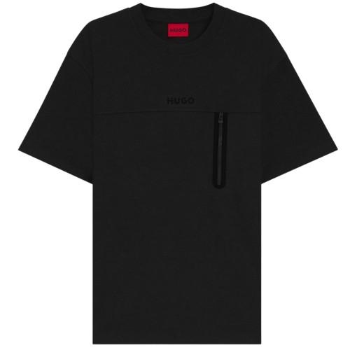 Hugo Boss Mens Dubi Tech Relaxed Fit T-Shirt
