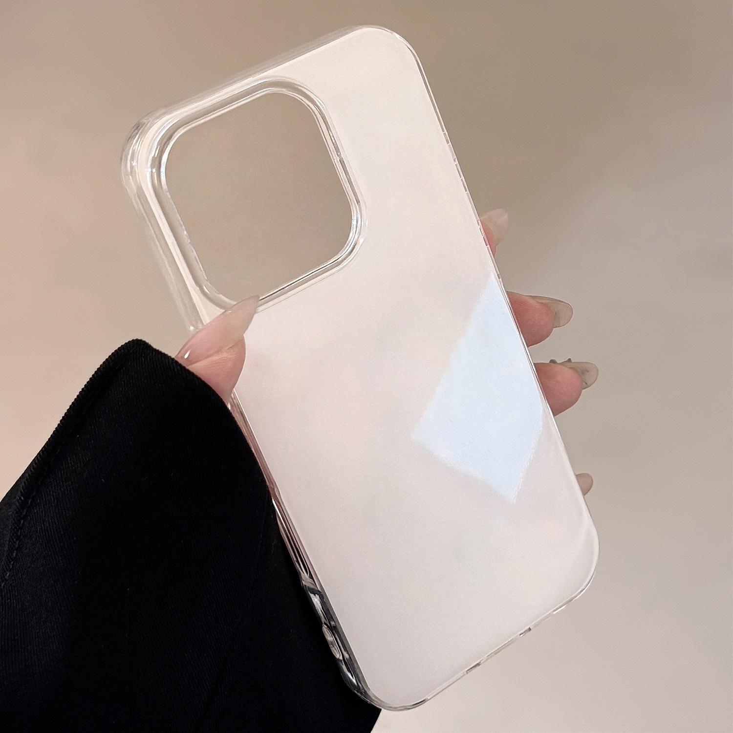 

Personalized Solid Color Bright IMD White Suitable for Apple 16 Mobile Phone Case 17pro Max Hard Iphone1311 12promax
