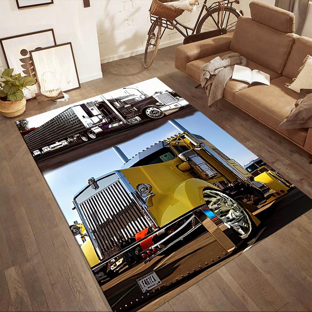 Kw Heavy Trucks Carpet Design For Kitchen Entryway Bedrooms Dormitory Antislip Carpet Office Home Decor Birthdaychristmas Gift
