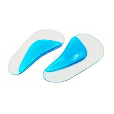 Almofada correta para pés, almofada de suporte de arco ortopédico Royalblue de silicone para pés planos de salto alto L