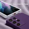 Coque Carrée de Luxe en Silicone Liquide Pour Samsung Galaxy S26 S25 S24 S23 FE S22 Ultra S21 S20 S10 Plus A52 A53 A54 A33 A72 A32 4G 5G Housse Souple