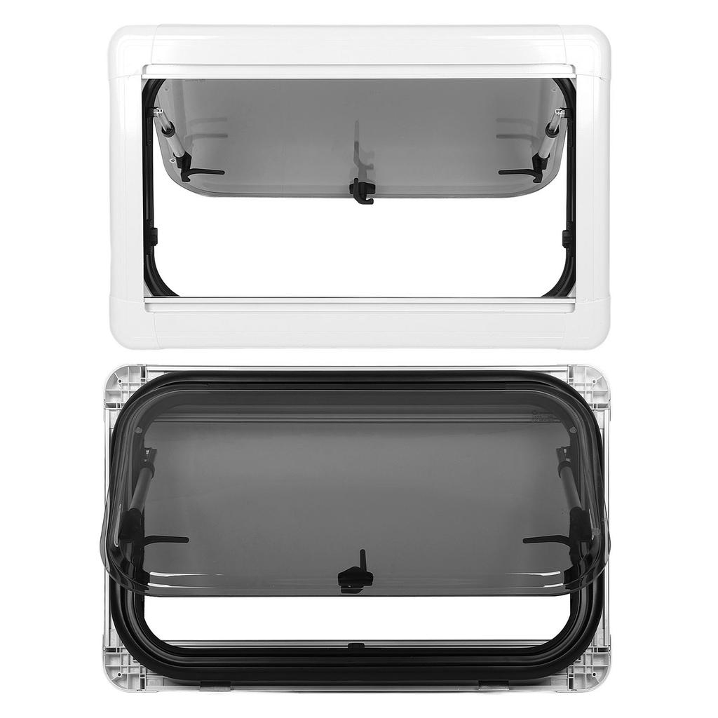 RV Push Out Window 700x450mm Double Layer UV Resistant Sound Heat Insulation External Exit Window wi