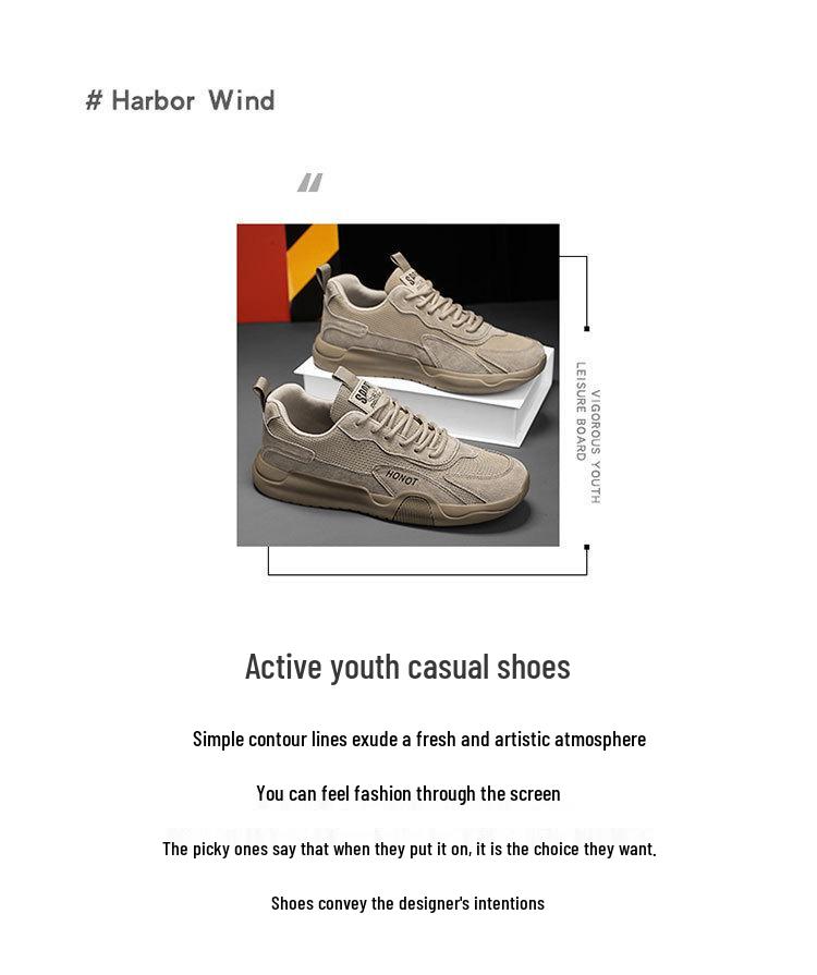 Autumn 2025 Men's Work Shoes: New Style Thick-Soled, Wear-Resistant Labor Protection Sneakers for Construction.
