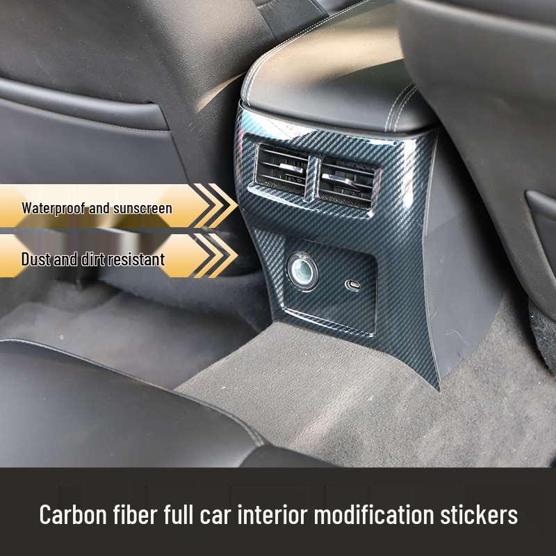 Cadillac CT5 (20-22) Carbon Fiber Interior Trim for Steering Wheel & Console