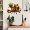 Painted Fruit and Vegetable Cutting Board Kitchen Restaurant Home Wall Beautification Decoration Wall Stickers