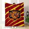 Spanish Flag Style Designed Flannel blanket for bedroom, living room, sofa, and nap