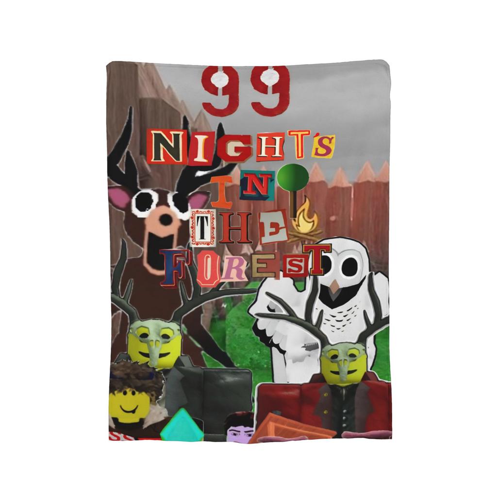 Super Soft 99 Nights In The Forest Throw Blanket Premium Fleece Flannel Lightweight Bed Blanket Cozy Warm Blankets All Season