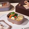 Little Bear Insulated Lunch Box Detachable Rectangular Food Storage Container Large Capacity Stainless Steel