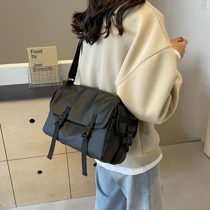 New Niche Messenger Bag Unisex Women's Bag Travel Bag One Shoulder Crossbody Versatile Large Capacity Simple Fashion