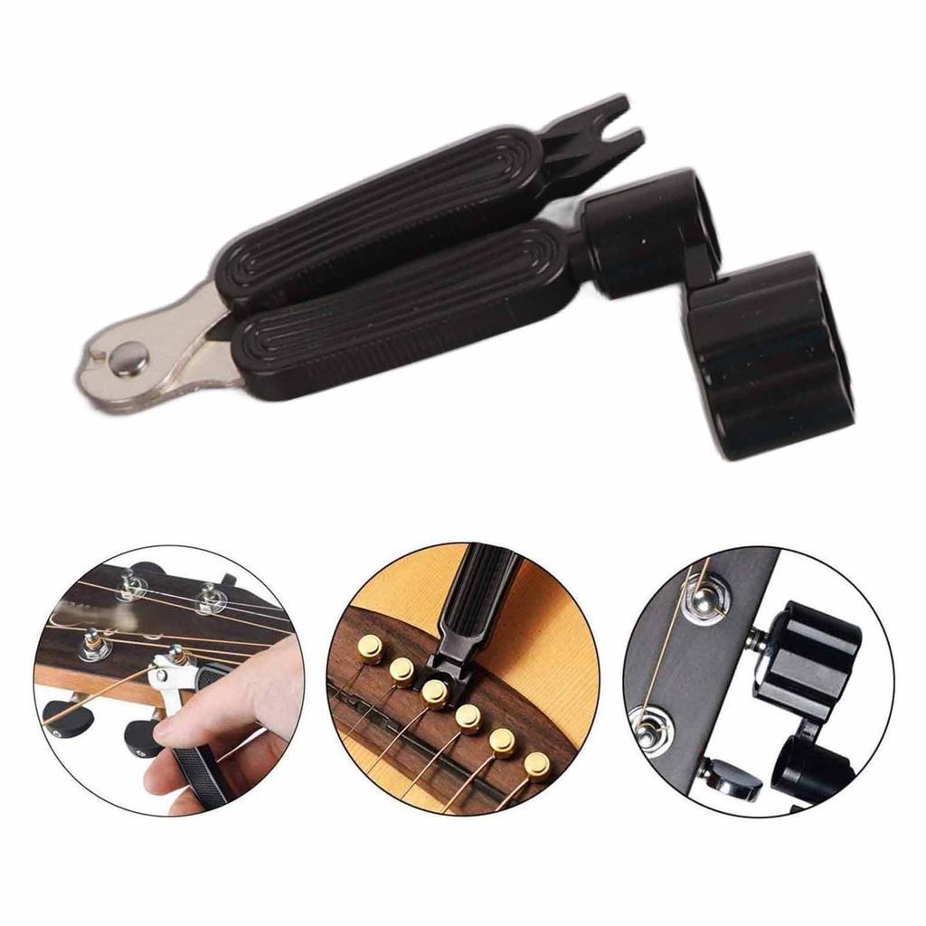 66Pcs Guitar Accessories Kit Guitar String Wall Mount Bracket Strap Tuner Picks Index Finger Plectrums Pins Set
