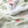 Nishikawa [Nishikawa] Single Washable Blanket, Wedgwood Wild Strawberry, Two-Piece, Reversible, Winter, Green, FQ02805031