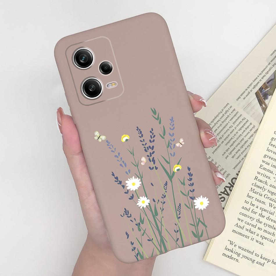 For Xiaomi Redmi Note 12 Pro+ Plus 5G Phone Case Love Heart Girl Silicone Matte Shockproof Cover For Redmi 12Pro + Funda Bumper